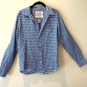 Frank & Eileen long sleeve linen shirt, size M